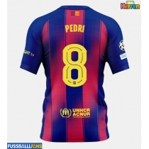 Barcelona Pedri Gonzalez #8 Heimtrikot 2025-26 Kurzarm